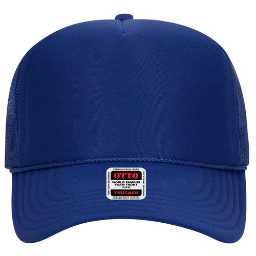 Royal Blue Otto Mesh Back Trucker Hat Blank 39-165