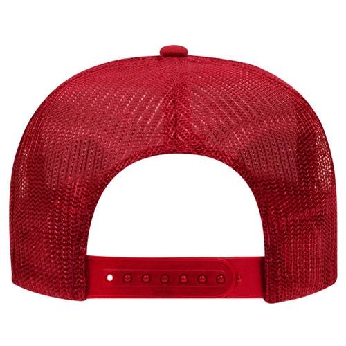 Red Otto Mesh Back Trucker Hat Blank 39-165