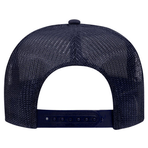 Navy Otto Mesh Back Trucker Hat Blank 39-165