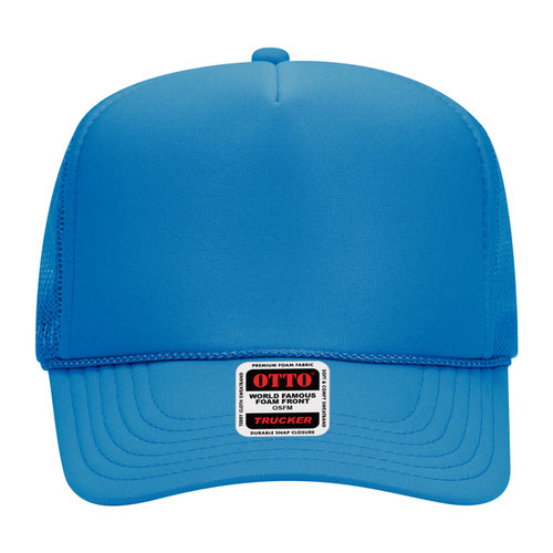 Cool Blue Otto Mesh Back Trucker Hat Blank 39-165