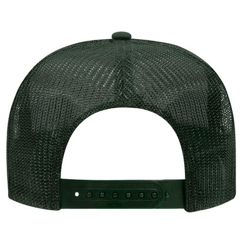 Dark Green Otto Mesh Back Trucker Hat Blank 39-165