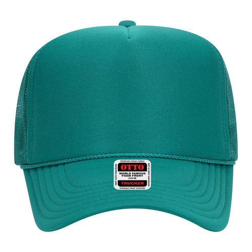 Turquoise Otto Mesh Back Trucker Hat Blank 39-165