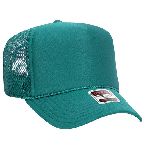 Turquoise Otto Mesh Back Trucker Hat Blank 39-165