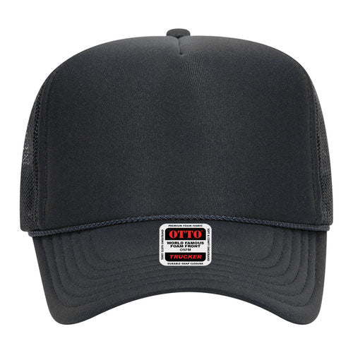 Charcoal Gray Otto Mesh Back Trucker Hat Blank 39-165