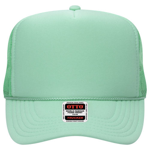 Seafoam Green Otto Mesh Back Trucker Hat Blank 39-165