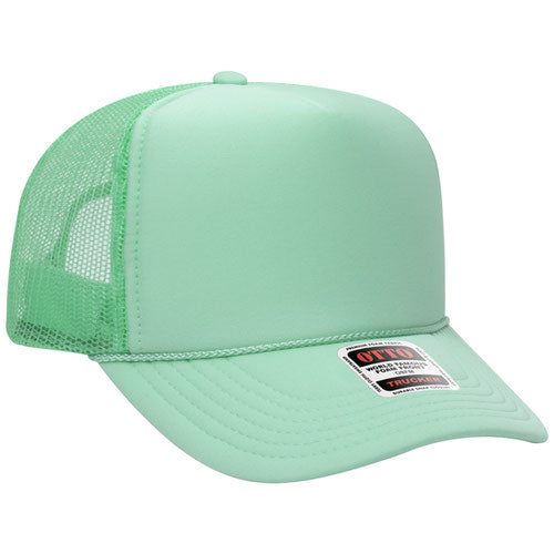 Seafoam Green Otto Mesh Back Trucker Hat Blank 39-165