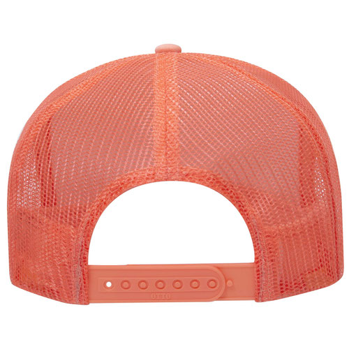 Coral Otto Mesh Back Trucker Hat Blank 39-165