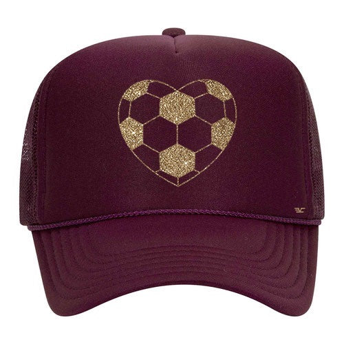 Soccer Heart Trucker Hat